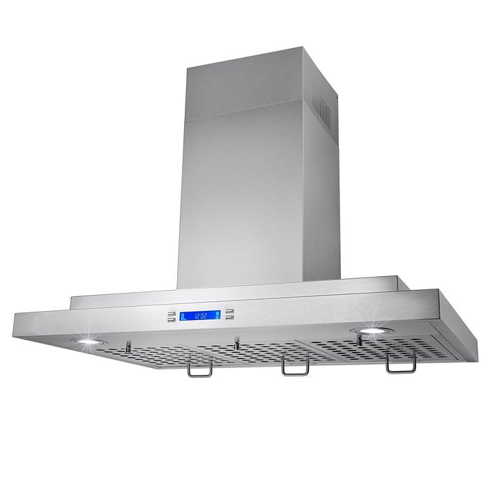Golden Vantage&reg; 30" Inch Convertible Stainless Steel Wall Mount Range Cooker Hood Fan Oven Vent Exhaust With LCD... N5