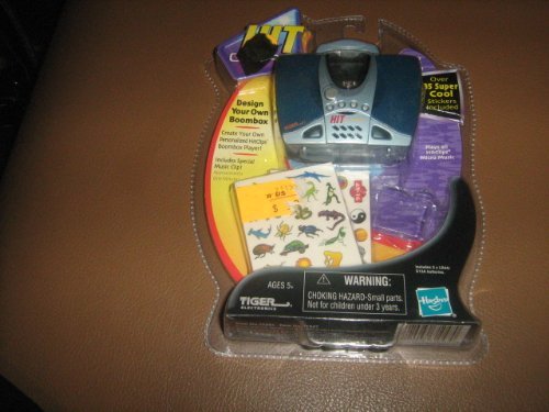 2002 Hasbro Tiger Electronics, Inc. HITCLIPS PERSONALIZED Boombox Player N7