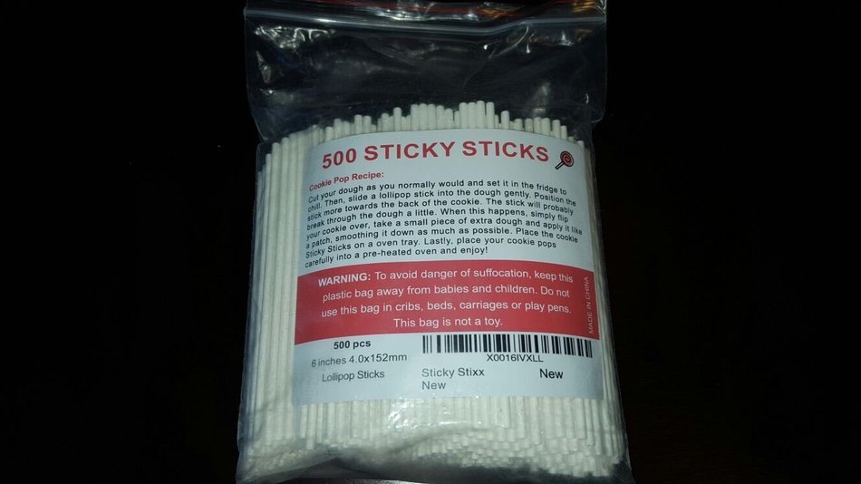 Paper Lollipop Sticks 6 Inch 500 pieces. Perfect for Candy Making, Eco and Environmentally Safe 100%, Oven Safe...