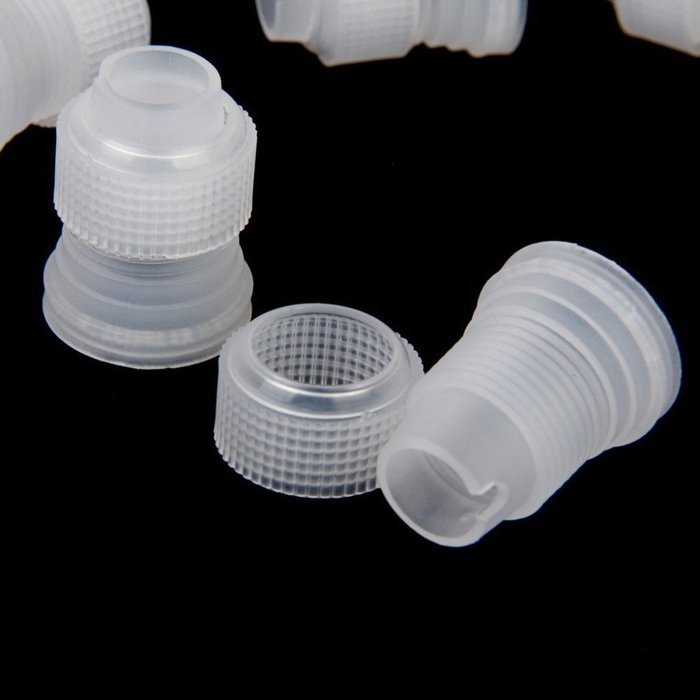 10 Pack Small Size Coupler Adaptor Icing Piping Nozzle Bag Cake Flower Pastry Decoration Tool N2