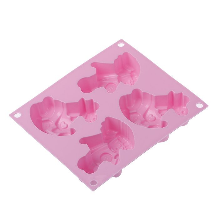 Silikomart Silicone Baby Line Bakeware Collection, Happy Racing