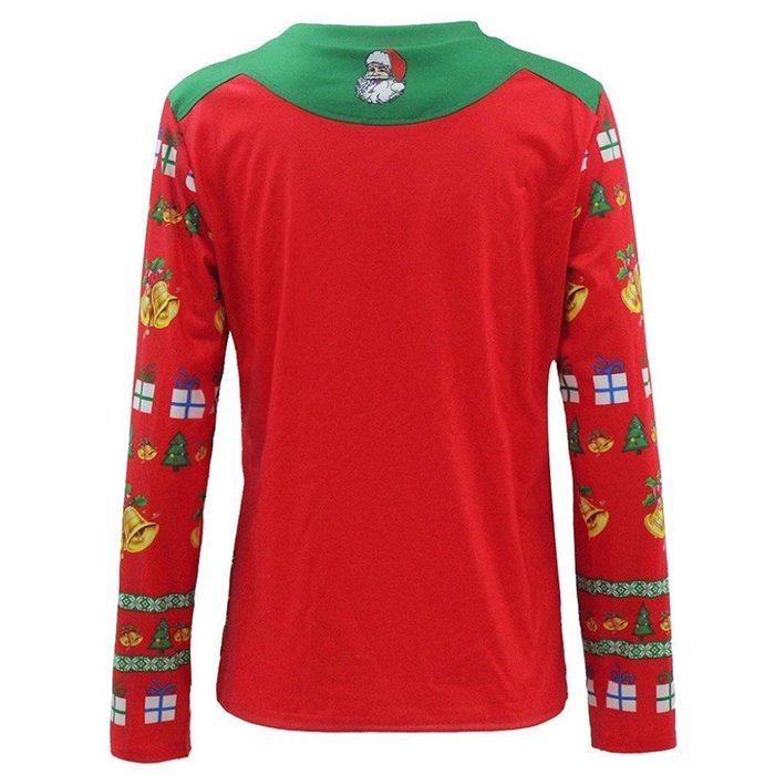 Sweatshirt,Morecome Women Long Sleeve Pullover Sweatshirt Santa Claus Christmas Tops N6