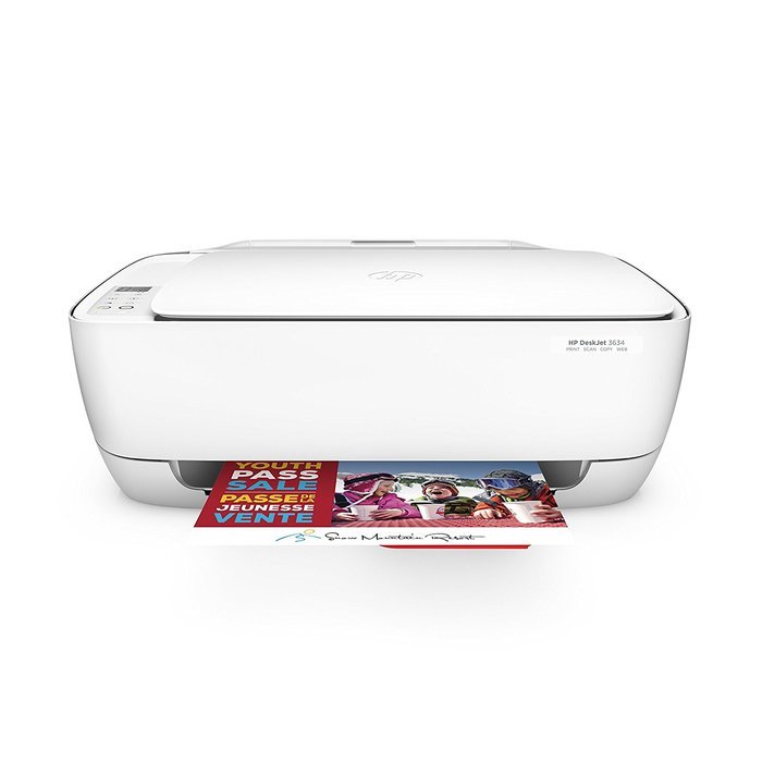 HP DeskJet 3633 Compact All-in-One Photo Printer with Wireless & Mobile Printing, Instant Ink ready (K4T95A) N11