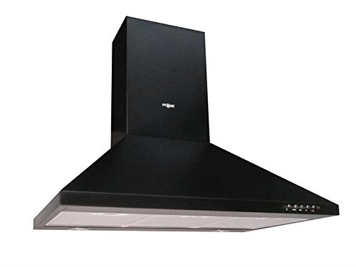 Range Hood Wall Mounted Black 36" CH-105-CS-BLK NT AIR. Made in Italy. N4