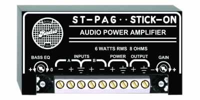 RADIO DESIGN LABS ST-PA6 RDL SIX-WATT UTILITY AMPLIFIER, FREQUENCY RESPONSE: 35 HZ-20 KHZ, THD: .35 %, INPUT:...