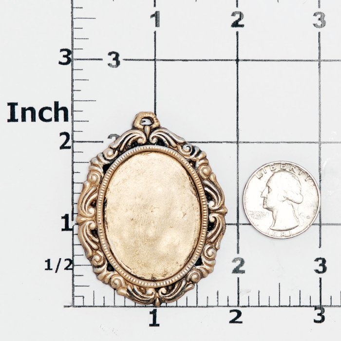 Cameo Cabachon Setting Mount Silicone Mold Food Safe Fondant, Chocolate, Candy, Resin, Polymer Clay, Jewelry,... N3