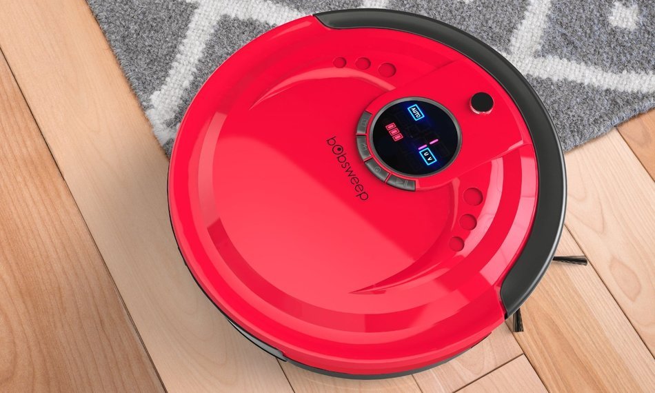 bObsweep Standard Robotic Vacuum Cleaner and Mop, Rouge N4