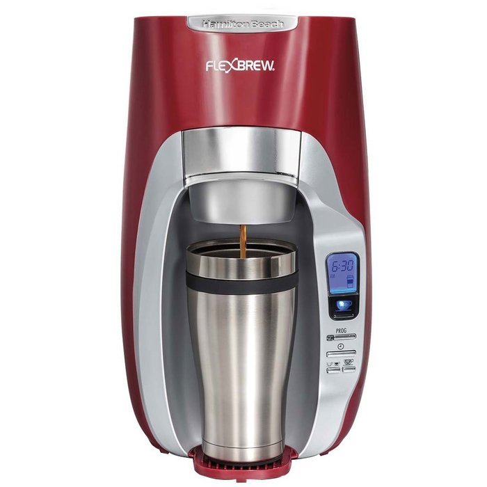 Hamilton Beach FlexBrew Programmable Single Serve Coffeemaker (49994) with Copco 24-Ounce Big Joe Thermal Travel... N4