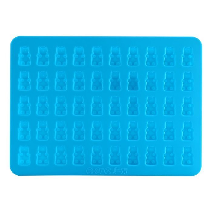 50 Cavity Silicone Gummy Bear Chocolate Mold Candy Maker Ice Tray Jelly Moulds (Green) N9