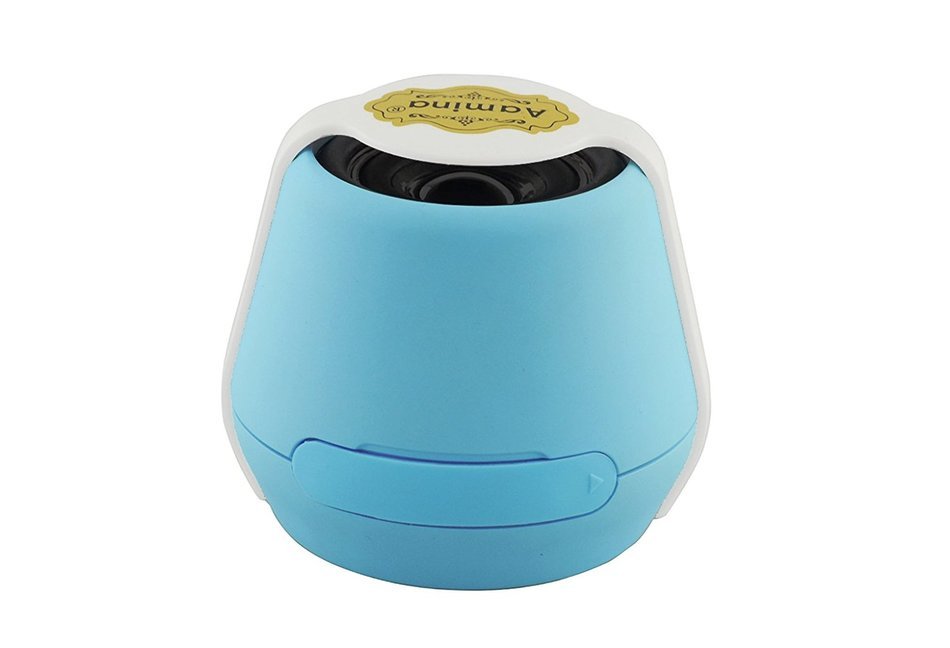 Aamina Wereless Bluetooth Subwoofers Card Small Speaker (Blue) N3
