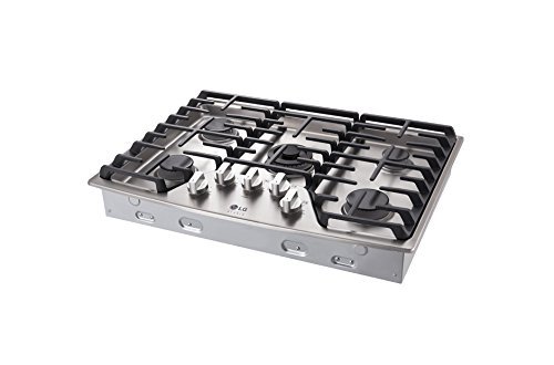 LG Studio LSCG307ST Gas Cooktop with 5 Sealed Burner Burners, Griddle, in Stainless steel N3