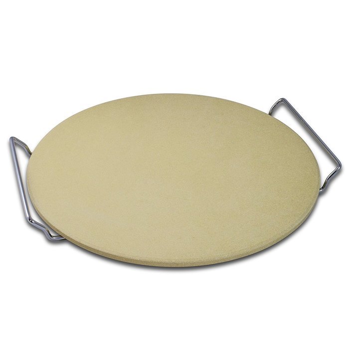 POMODORO Complete Baking Oven and BBQ Pizza Cordierite Stone Cooking Kit Set - Large Pizza Cutter and Cooling... N9