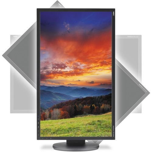 NEC MultiSync EA244WMI-BK - LED monitor - 24" - 1920 x 1200 - IPS - 350 cd/m2 - 1000:1 - 5... N2
