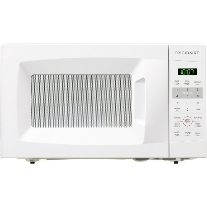 Frigidaire FFCM0724LW 700-watt Countertop Microwave, 0.7 Cubic Feet, White
