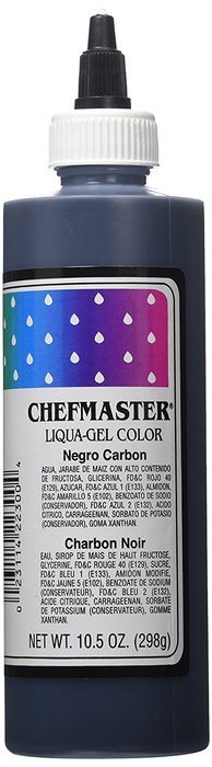 Chefmaster Liqua-Gel Food Color, 10.5-Ounce, Black