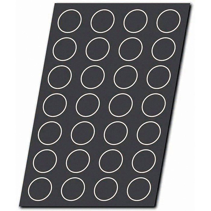 Matfer Bourgeat Silicone Silform Cream Puffs Baking Molds, 28 Cups 337001 N2