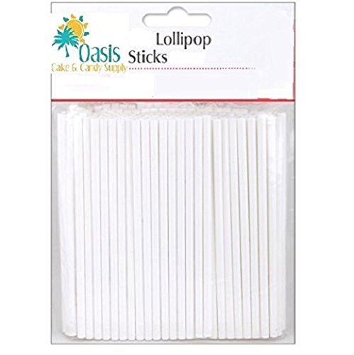 Oasis Supply 50 Count Sucker Sticks, 4.5-Inch