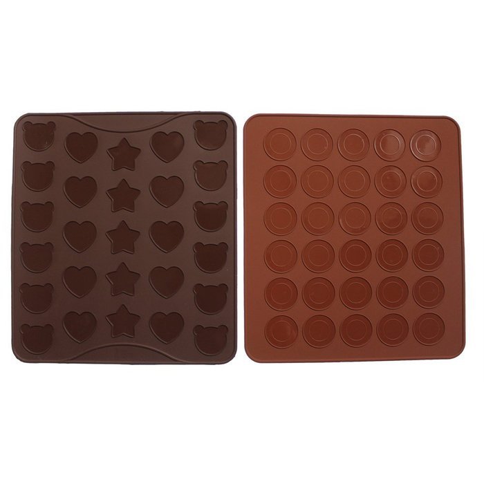 Baking Tools 26 29cm Macaron Pad Small Size Round Cake Baking Cushion Silicone Oven Mats Heart Bear Star Set of... N3