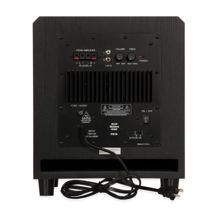 Blue Octave Home FS10 Subwoofer (Black) N2