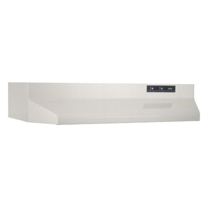 Broan 404201 ADA Capable Under-Cabinet Range Hood, 160 CFM 42-Inch, White
