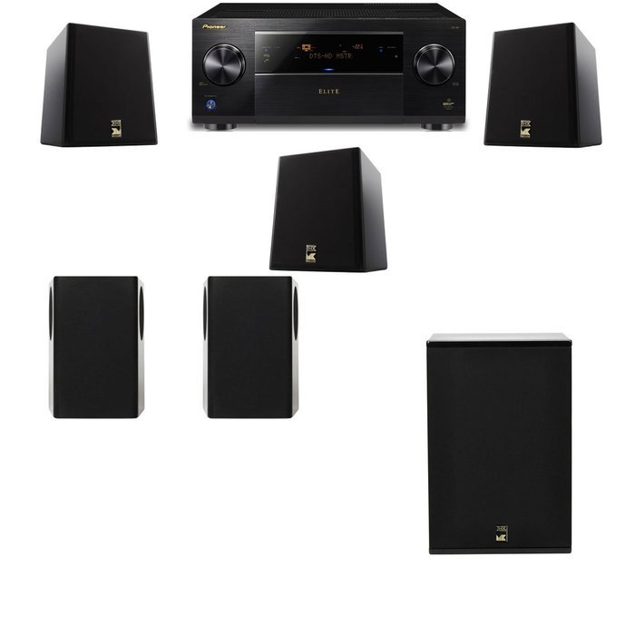 M&K Sound S150II Loudspeaker 5.2 HRS12 Denon AVR-X5200W
