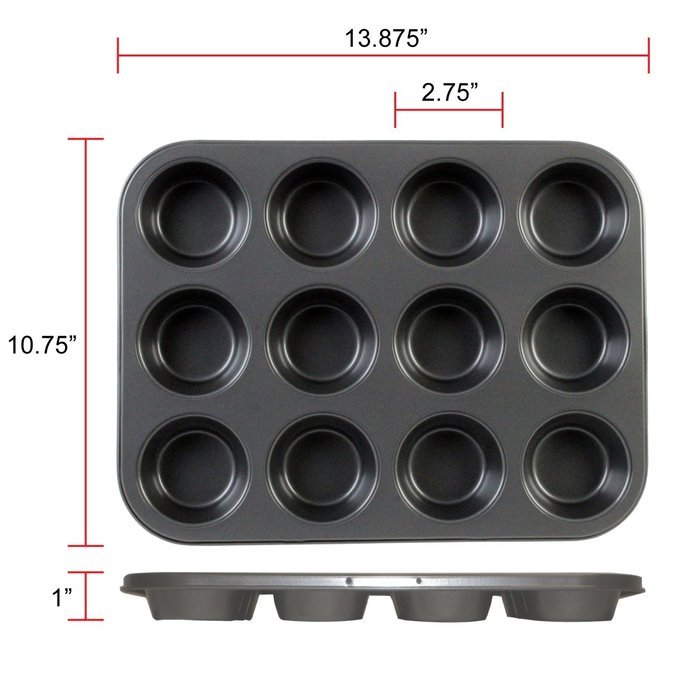 Excellante 24 cup Muffin Pan - Non Stick-0.4m/m N8