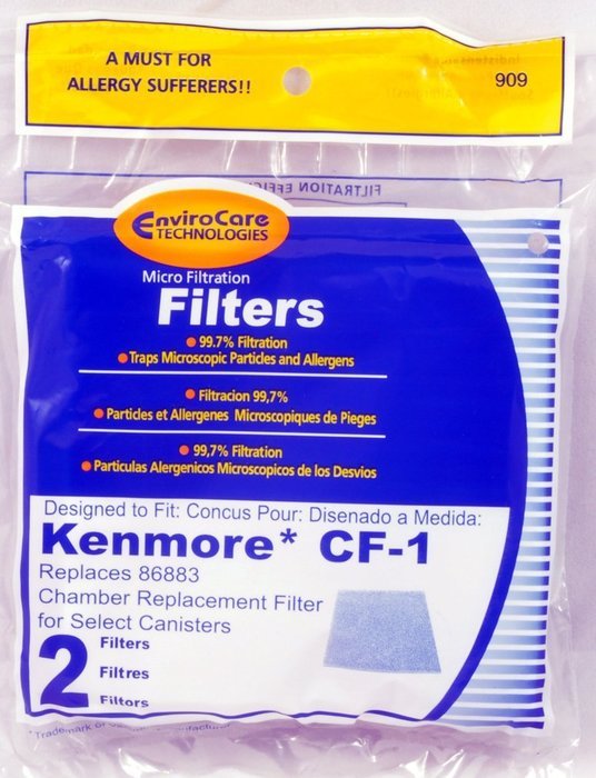 Kenmore CF-1 Canister Vacuum Cleaner Chamber Filter Replaces #86883
