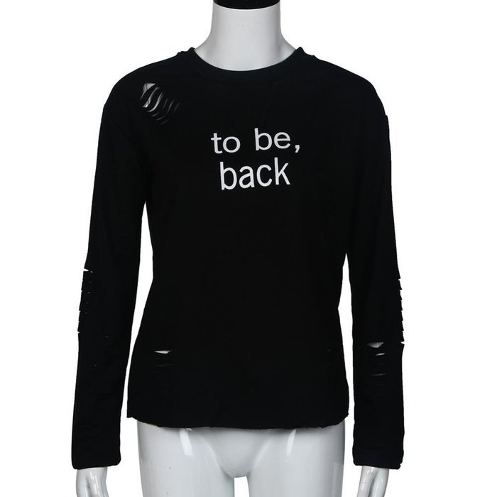 Women's Blouse,Laimeng Cotton Letters Printed Round Neck Hedging Blouse (XS, White) N15