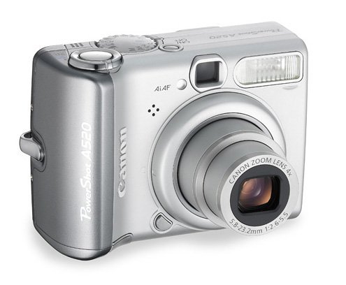 Canon Powershot A520 4MP Digital Camera with 4x Optical Zoom (OLD MODEL) N2
