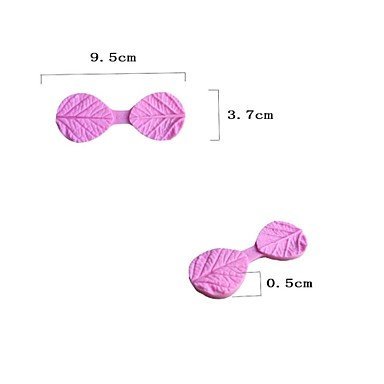 Y&XL&H Leaf Shaped Fondant Mold Cake Decoration Mold N2