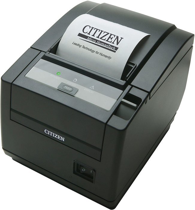 Citizen America CT-S601S3ETUBKP CT-S601 Series POS Thermal Printer with PNE Sensor, Top Exit, Ethernet Connection...