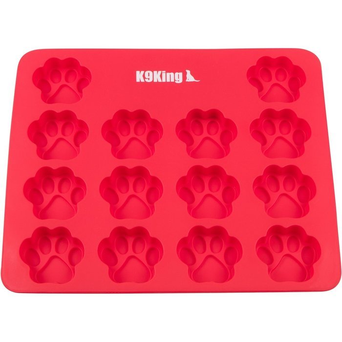 K9King Dog Treat Cake Pans, Silicone Paw Mold, 12" L x 10" W N3
