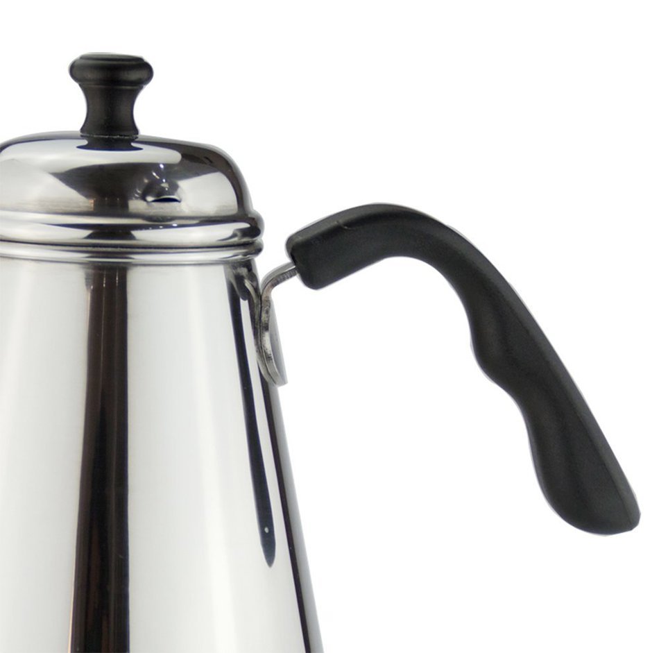 Meelio Stainless Steel Gooseneck Drip Pot ,1 liter (4 1/4 cup) Pour Over Coffee Drip Kettle,Works on Regular and... N12