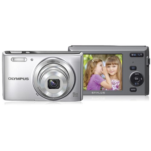 Olympus VG165S 14-megapixel 5x 26mm Wide Optical Zoom 2.7 Inch Lcd - Silver