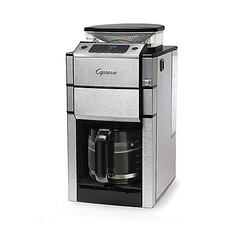 Jura Capresso Coffee TEAM PRO Plus 487.05 12-Cup Coffee Maker in Stainless Steel