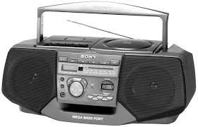Sony CD Radio Cassette Recorder Boombox CFD-V25