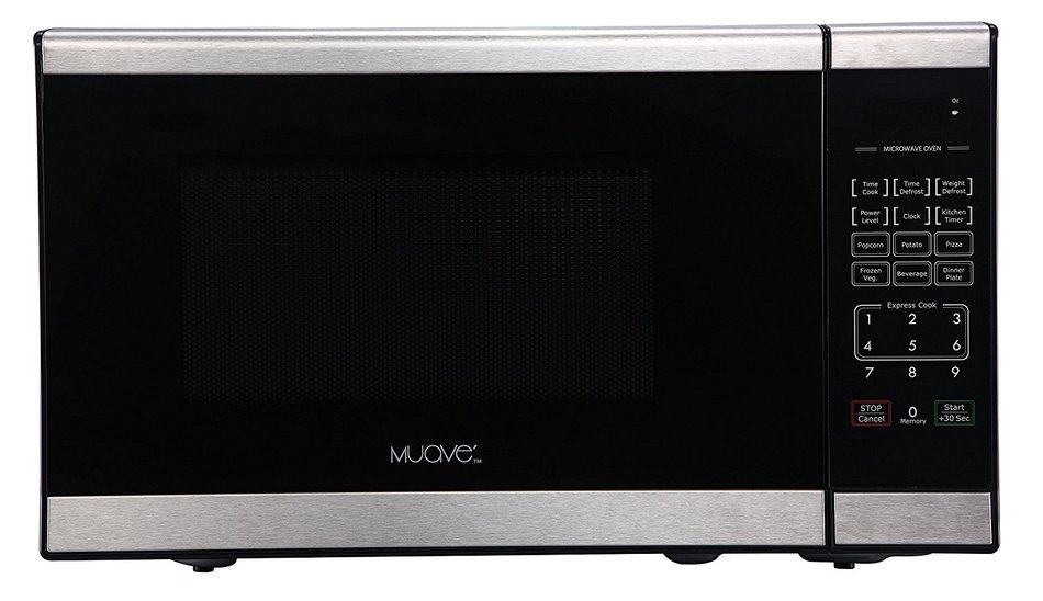 Muave' Compact Microwave Oven 0.7 Cu. Ft, 120v Stainless Steel, Ideally Sized RV Microwave Oven, Compact Microwave... N2