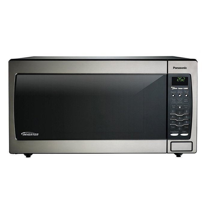 Panasonic ull Size 1.6 Cu. Ft. Genius Countertop/Built-In Microwave Oven with Inverter Technology, S
