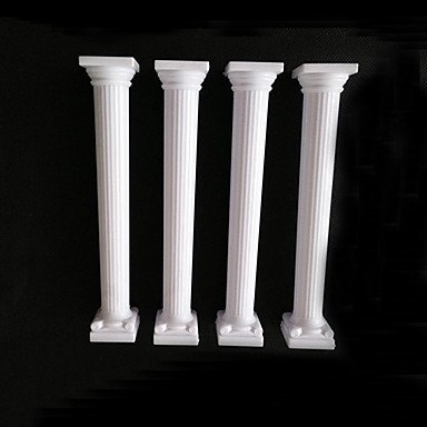 Sher 5" Roman Grecian Column Pillars For Cake Stand Decorating Wedding Cake Decorating Tool,4pcs/lot N4