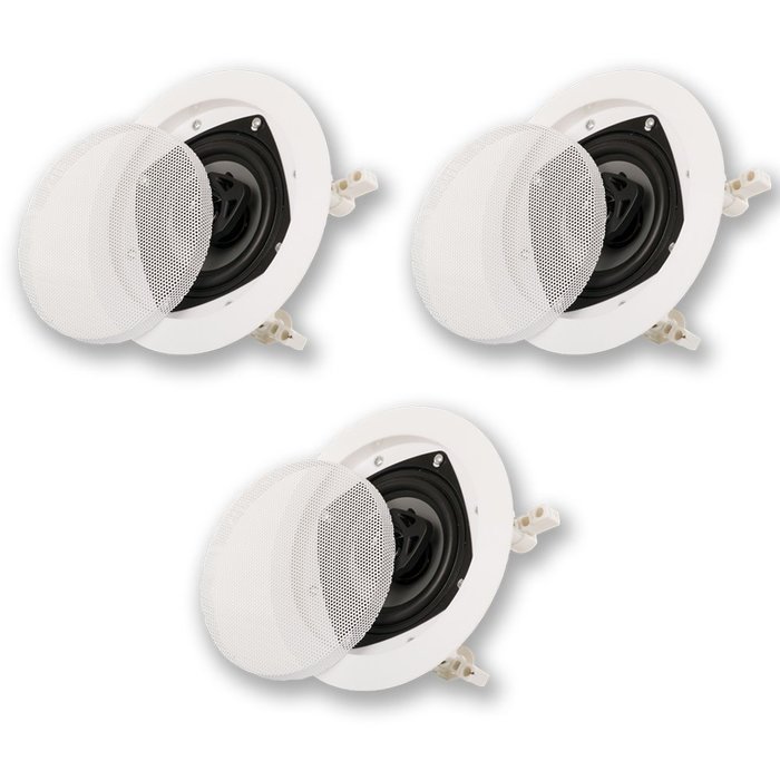 Acoustic Audio CS-IC42 In Ceiling 3 Speaker Set 2 Way Home Theater 450 Watt CS-IC42-3S