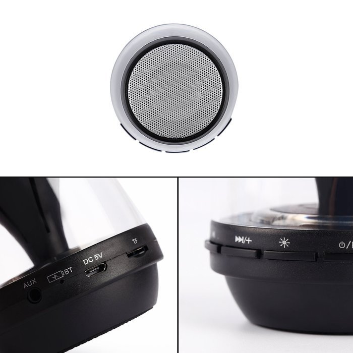 Bluetooth Speakers, YKS Wireless Portable Speaker with LED Lights, 4 Mode Lighting for Home Party / Beach / Picnic... N18