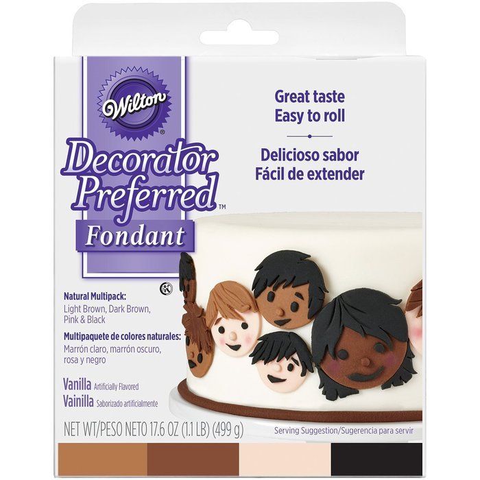 Wilton 710-2314 Decorator Preferred Natural Skin Tone Fondant