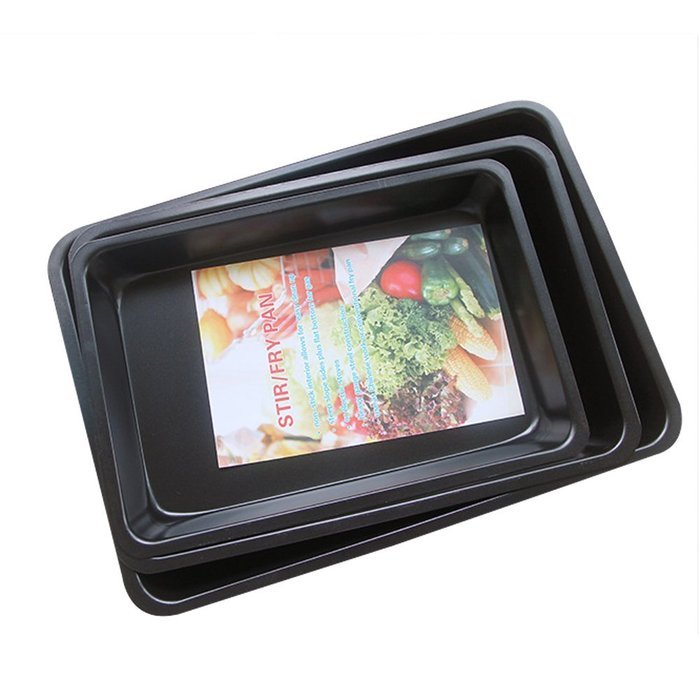 Magi Carbon Steel Nonstick Bakeware Cake Pan Set Of 3 Red