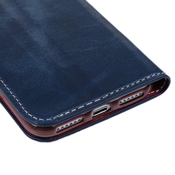 iPhone 7 Case (4.7 inch) - Book Style Wallet Stand Case Magnetic Smart Closure PU Leather Case Shockproof Soft... N6