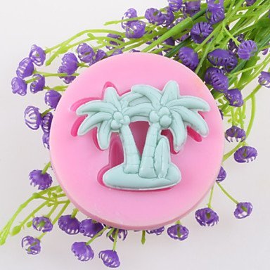 Y&XL&H Coconut Tree Fondant Cake Chocolate Silicone Molds,Decoration Tools Bakeware N2