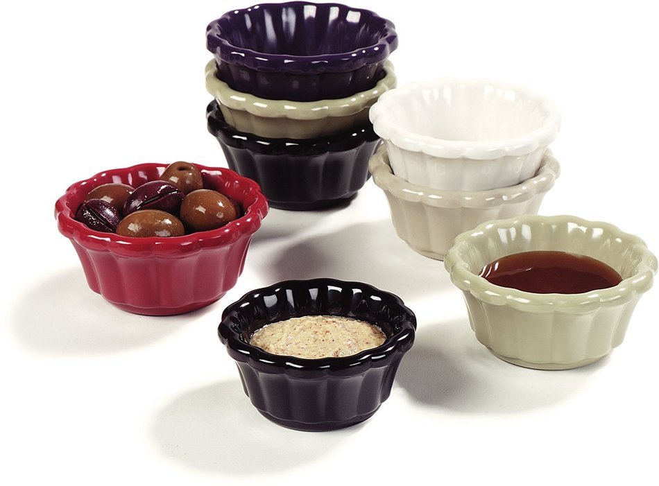 Carlisle Melamine Scalloped Ramekins N33