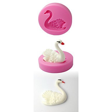 Y&XL&H Silicone Fondant Mold Swan Chocolate Mould Cake Decoration N2