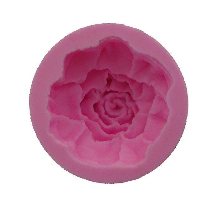 WYD Carnation Flower Shape Silicone Fondant Mold,Handmade Soap Mold,Cake Mold Decorating,Candle Mold N3