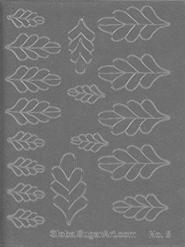 Crystal Flowers Oak Leaf Gelatin Veining Sheet by Chef Alan Tetreault