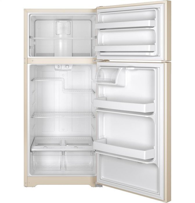 Ge REFRIGERATORS 1890774 Energy Star 15.5 Cu. ft. Top Freezer Refrigerator, Bisque, Reversible Door Swing